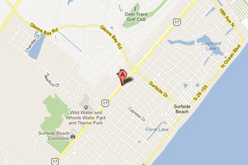 Anderson Lock And Security Map Surfside Beach, SC